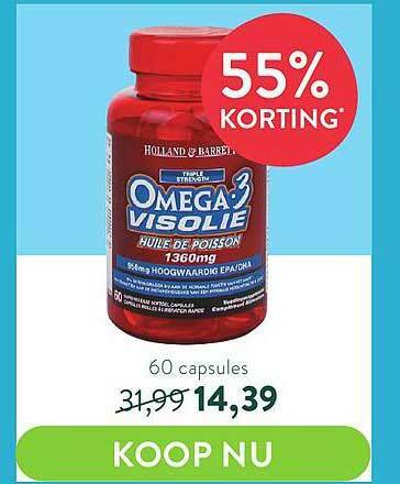 Lucovitaal Super Visolie Omega 3 Aanbieding bij Kruidvat