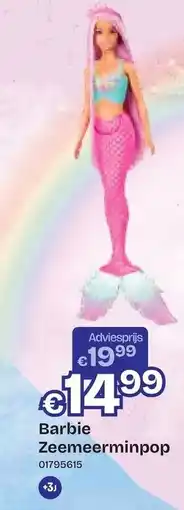 Dreamland Barbie Zeemeerminpop aanbieding