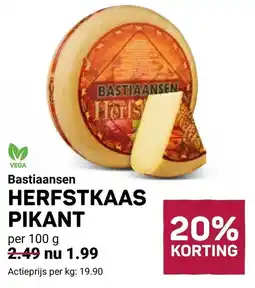 Ekoplaza Bastiaansen herfstkaas pikant aanbieding