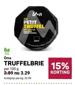 Ekoplaza Öma truffelbrie aanbieding