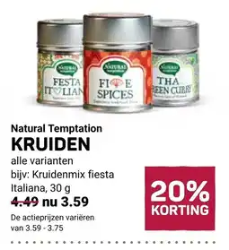 Ekoplaza Natural Temptation KRUIDEN aanbieding