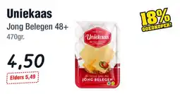 Budget Food Uniekaas Jong Belegen 48+ aanbieding