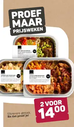 Ekoplaza marqt beef teriyaki noodles aanbieding