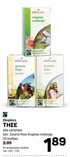Ekoplaza Ekoplaza thee aanbieding