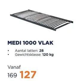 TotaalBED medi 1000 vlak aanbieding