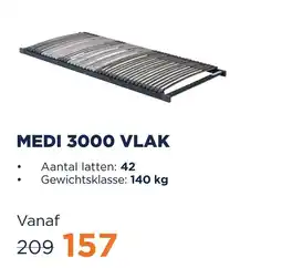 TotaalBED medi 3000 vlak aanbieding