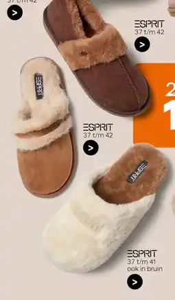 vanHaren esprit slippers aanbieding
