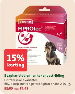 Maxi Zoo Beaphar Fiprotec aanbieding