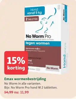 Maxi Zoo Emax wormenbestrijding aanbieding