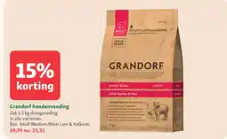 Maxi Zoo Grandorf hondenvoeding aanbieding