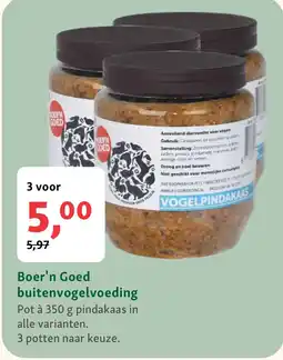 Maxi Zoo Boer'n Goed buitenvogelvoeding aanbieding