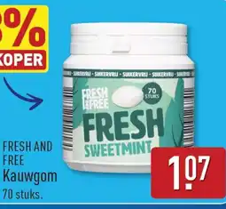 ALDI Fresh and free kauwgom aanbieding