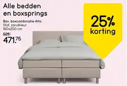 Leen Bakker Bedden en Boxsprings aanbieding