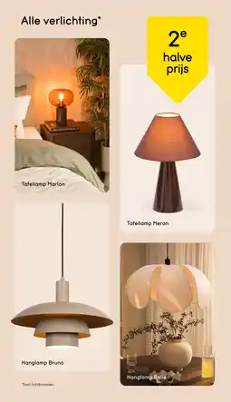 Leen Bakker Alle verlichting* aanbieding