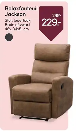 Leen Bakker Relaxfauteuil Jackson aanbieding