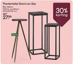 Leen Bakker Plantentafel Gianni en Gijs aanbieding