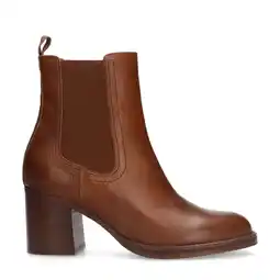 Wehkamp Sacha leren chelsea boots cognac aanbieding