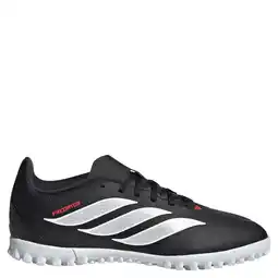 Wehkamp adidas Performance Predator Club junior imitatieleren voetbalschoenen - zwart/wit aanbieding