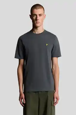 Wehkamp Lyle & Scott regular fit T-shirt - grijs aanbieding