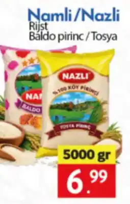 Tanger Markt Nazli rijst aanbieding