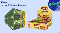 Bol.com Thee van o.a. Pickwick & Lipton aanbieding
