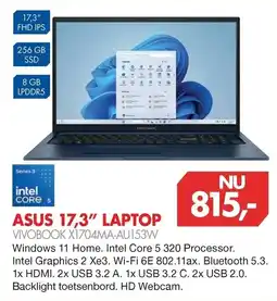 Vobis asus 17,3" laptop aanbieding