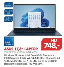 Vobis asus 17,3" laptop aanbieding