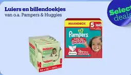 Bol.com Luiers en billendoekjes van o.a. Pampers & Huggies aanbieding