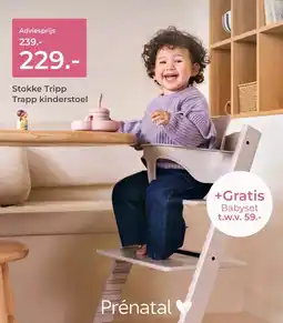 Prenatal Stokke Tripp Trapp kinderstoel aanbieding