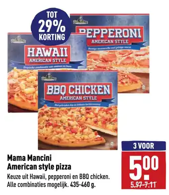 ALDI Mama Mancini American style pizza aanbieding