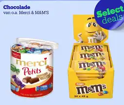Bol.com Chocolade van o.a. Merci & M&M'S aanbieding