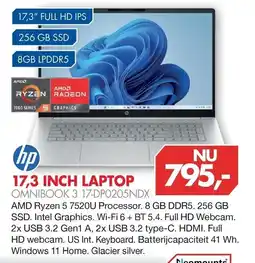 Vobis hp 17,3 inch laptop omnibook 3 17-dp0205ndx aanbieding