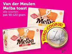 Coop Van der Meulen Melba toast aanbieding