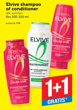 Coop L'Oréal Elvive shampoo of conditioner aanbieding