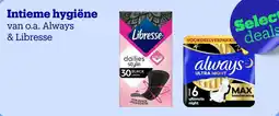 Bol.com Intieme hygiëne van o.a. Always & Libresse aanbieding