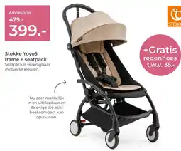 Prenatal Stokke Yoyo5 frame + seatpack aanbieding