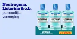 Bol.com Neutrogena, Listerine & o.b. persoonlijke verzorging aanbieding