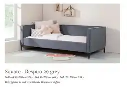Babypark Square+ Respiro 29 grey aanbieding