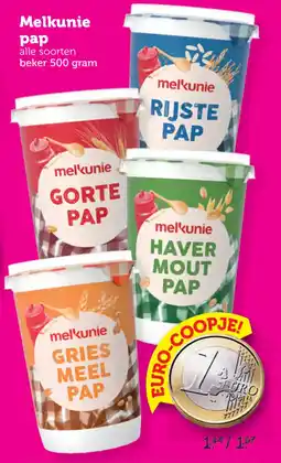 Coop melkunie pap aanbieding