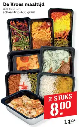 Coop De Kroes maaltijd aanbieding