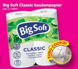 Coop Big Soft Classic keukenpapier aanbieding