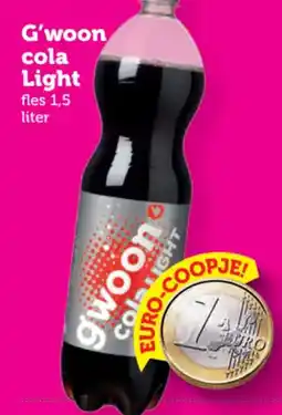 Coop g'woon cola light aanbieding