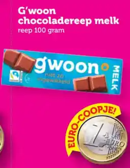 Coop gwoon chocoladereep melk aanbieding