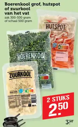 Coop boerenkool grof, hutspot of zuurkool aanbieding