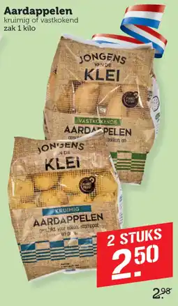 Coop jongens van de klei aardappelen aanbieding