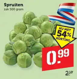 Coop spruiten aanbieding