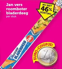 Coop Jan roomboter bladerdeeg aanbieding