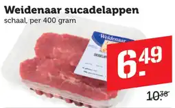 Coop Weidenaar sucadelappen aanbieding