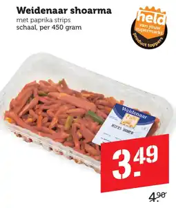Coop Weidenaar shoarma aanbieding