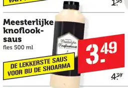 Coop Meesterlijke knoflooksaus aanbieding